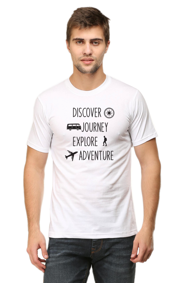 Discover Journey Half Sleeve Tshirt