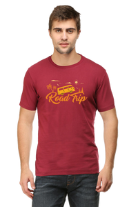 Navy Road Trip Short Sleeve Tshirt