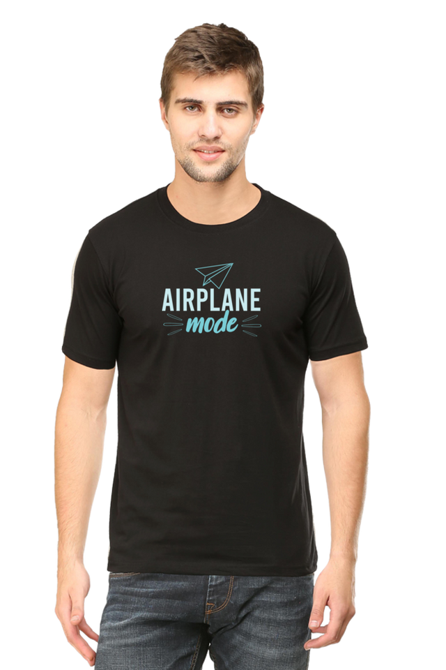 Airplane Mode Short Sleeve Tshirt Maroon