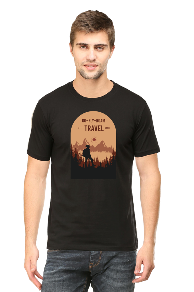 Go Travel Half Sleeve Tshirt