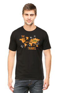 Red Next Level Travel Short Sleeve Tshirt