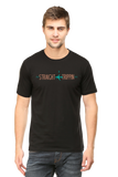 Straight Tripping Round Neck Tshirt