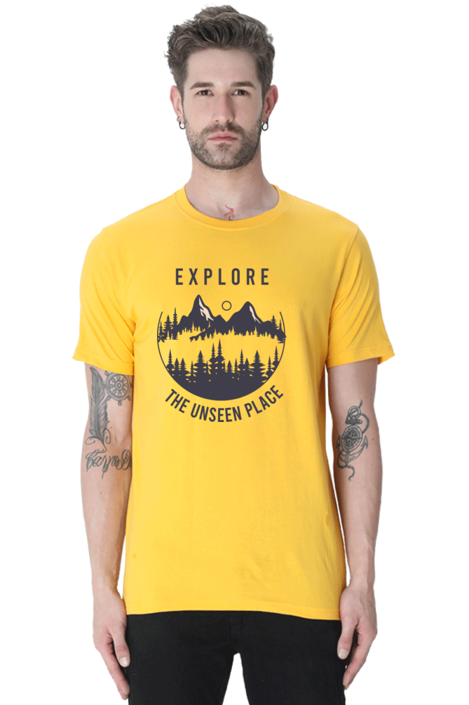 Explore The Unseen Half Sleeve Tshirt