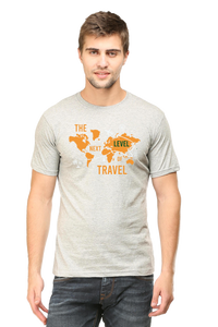 Grey Next Level Travel Short Sleeve Tshirt