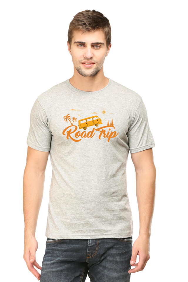 Grey Road Trip Short Sleeve Tshirt