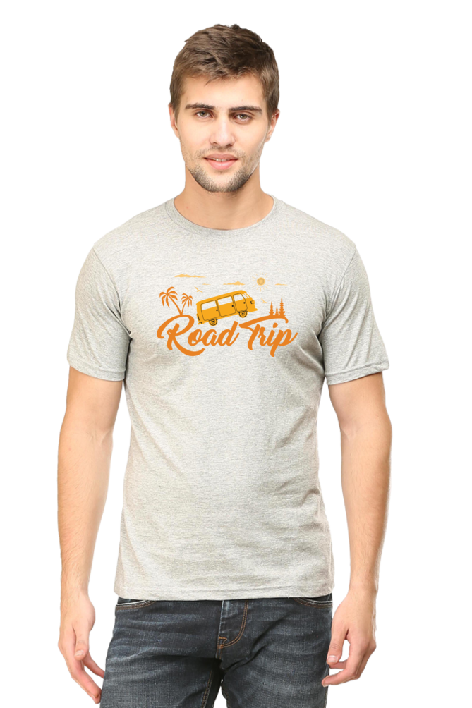 Grey Road Trip Short Sleeve Tshirt