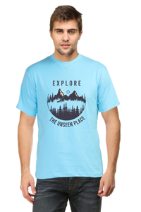 Ivory Explore The Unseen Half Sleeve Tshirt