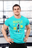 Red Hustle For Muscle Tshirt