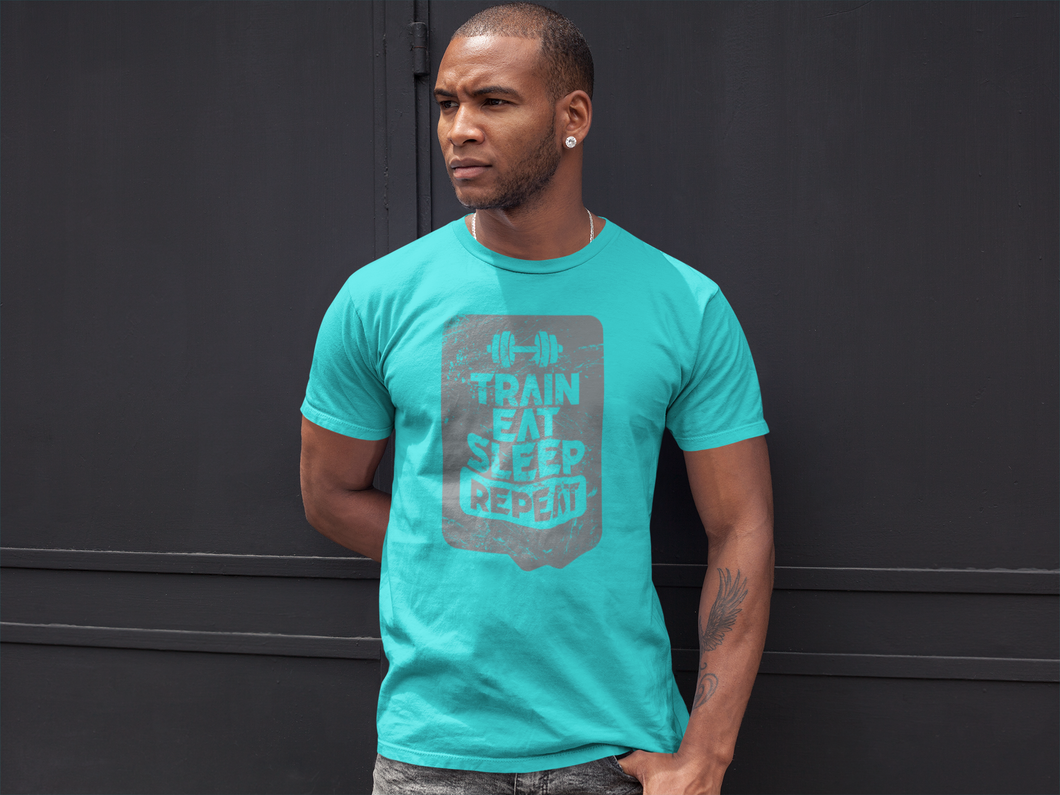 Aqua Train Eat Sleep Tshirt