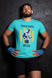 Navy Blue Train Hard Tshirt