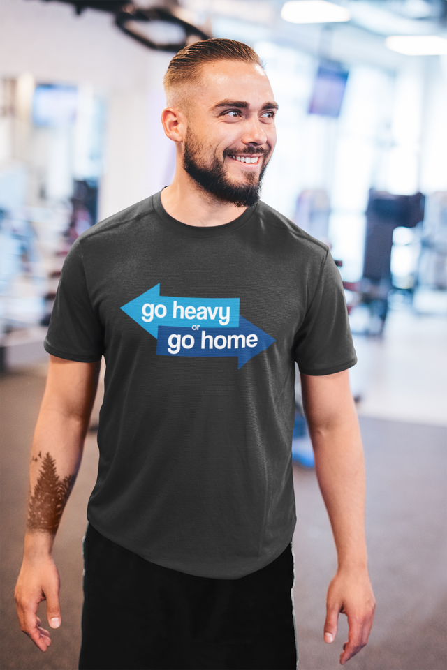 Royal Blue Go Home Short Sleeve Tshirt