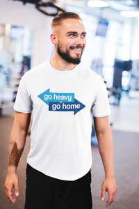 Royal Blue Go Home Short Sleeve Tshirt