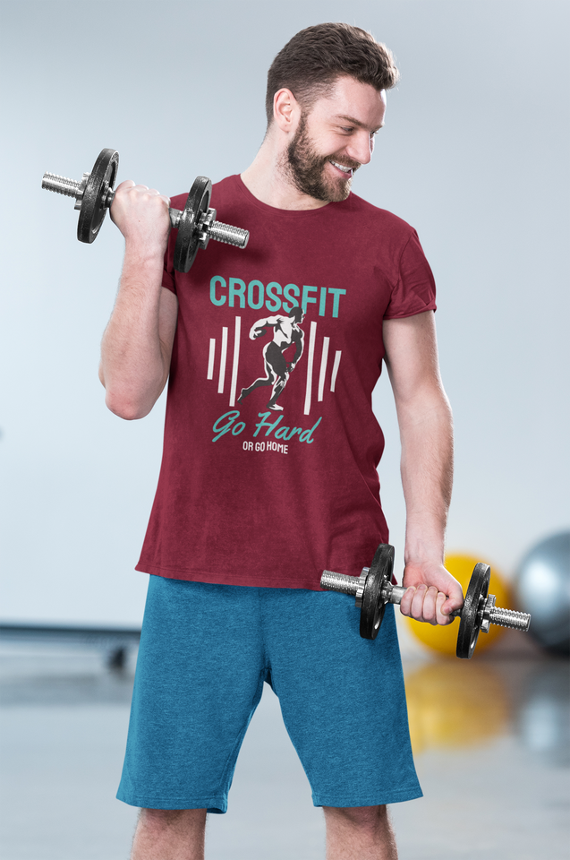 Blue Crossfit T Shirts