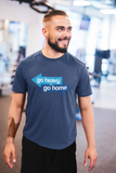 Grey Go Home Short Sleeve Tshirt